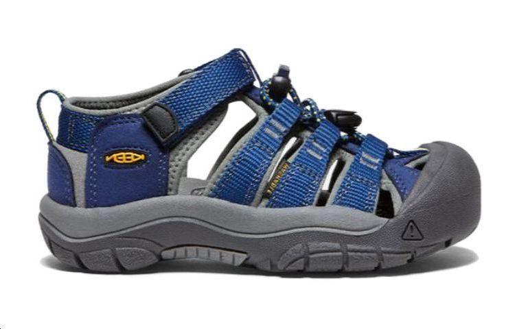 Keen Newport H2 Slip Resistant Cushioning Abrasion Resistant Low top Kids' Outdoor Shoes Gray Blue Unisex 1009962