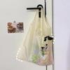 Мультяшная складная хозяйственная сумка, портативная, большой вместимости, экологичная сумка для супермаркета