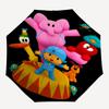 Автоматический зонт в стиле Pocoyo, легкий и портативный, 8 спиц, идеально подходит для путешествий на свежем воздухе, на дни рождения, Рождество, в качестве подарков.