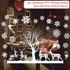 Christmas Wall Window Stickers Marry Christmas Decoration For Home 2024 Christmas Ornaments Xmas Navidad Gift New Year 2025