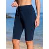 Charmleaks Шорты для плавания женские с карманами на шнурке женские шорты для плавания с подкладкой длиной до колена
