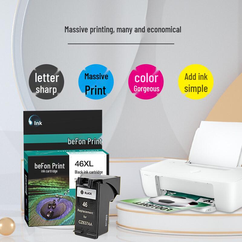 Струйные картриджи Befon 46XL для принтеров HP Deskjet
