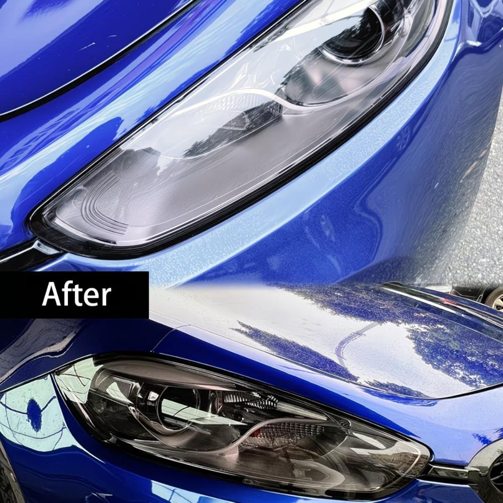 TPU Car Headlight Protective Film for Porsche Macan 14-17 PPF Transparent & Smoked Black Anti-Scratch Auto Exterior Accessories