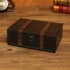 Large Capacity Jewelry Box Retro Wood Bracelet Hair Clip Trinket Case for Table