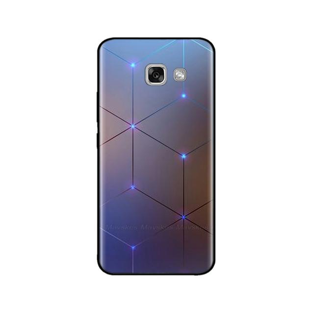 For Samsung Galaxy A3 2017 Case Silicon Soft Black Case For Samsung A7 A5 A3 2017 Case Cute Printed Tpu Bumper Phone Cover