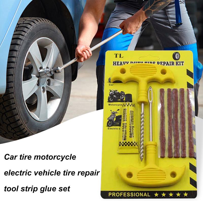 Flat Tire Repair Kit Effective Bikes Tire Repair Kit Tubeless Tire Repair Kit Lightweight Tire Patch Tools Tire Plugging Kits