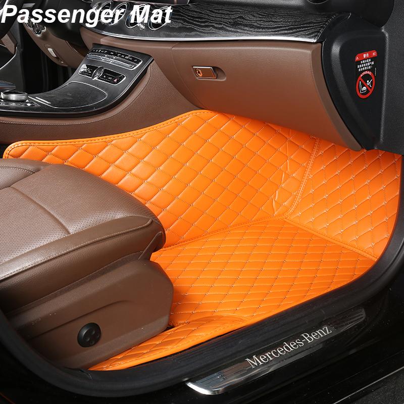 1 шт. кожаные автомобильные коврики на заказ для Volkswagen VW id4 2020 2021 2022 автомобильные аксессуары для интерьера Коврики для ног