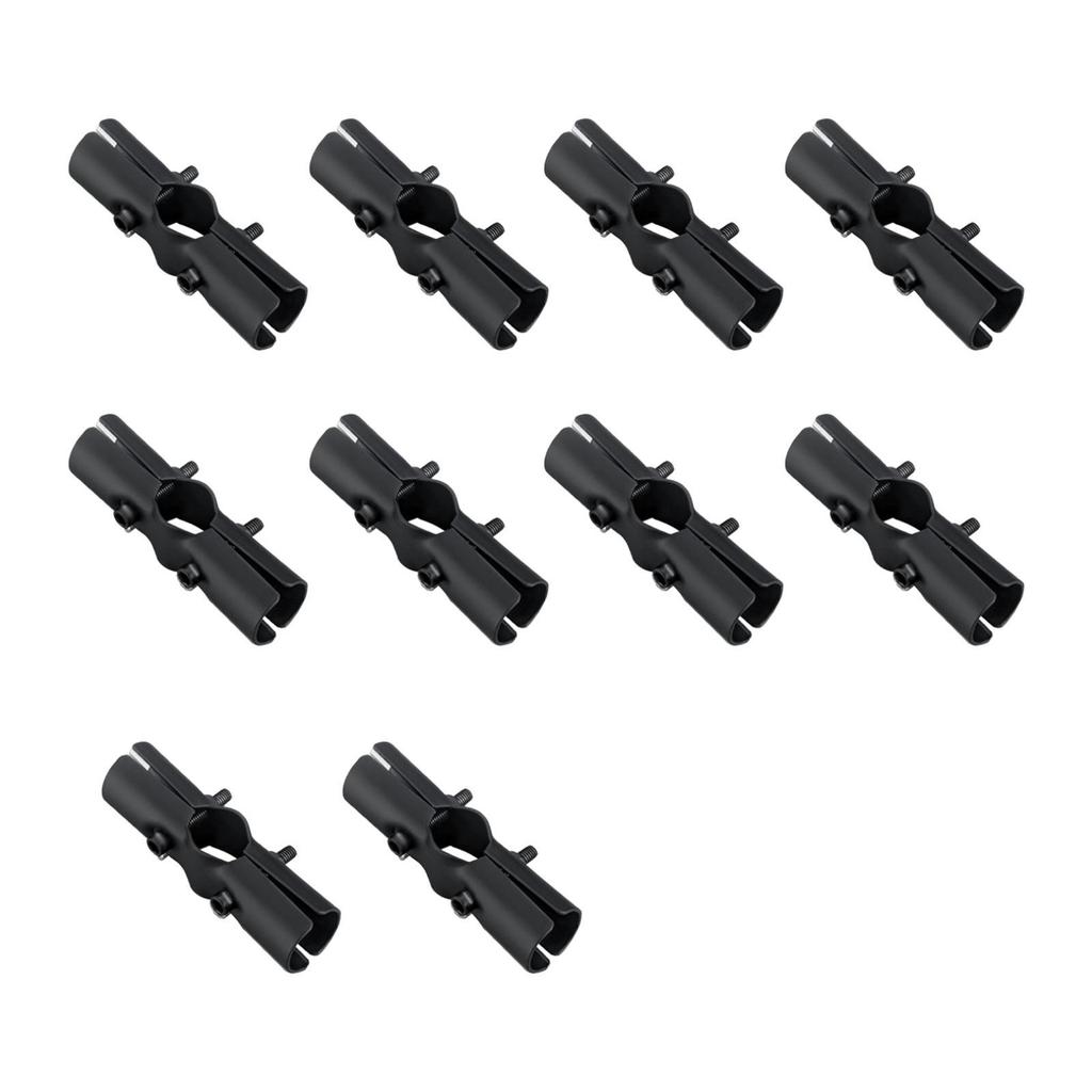 10x Tube Connector Pipe Fitting for Shelf Frame Cabinets Simplified Sheds