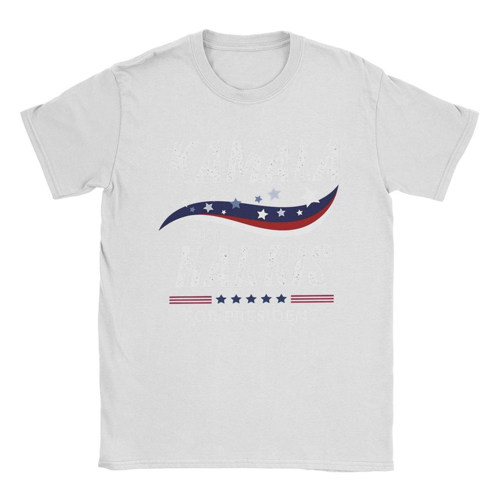 Kamala Harris President Election T Shirts Apparel for Men Women 100% Cotton Fun T-shirt Short Sleeve Tops Birthday Gift