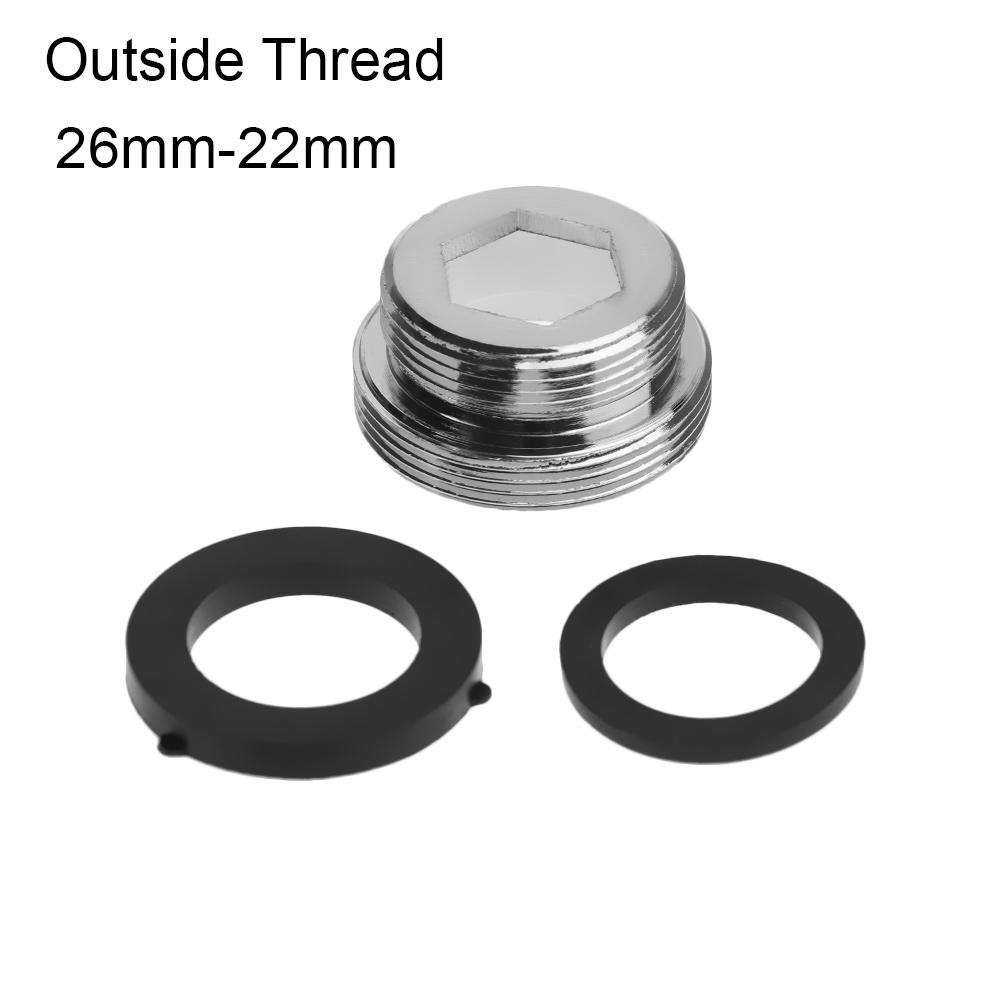 1Pc Swivel Aerator Adapter 360 Degree Adjustable Faucet Adapter Water Purifier Accessories Anti-Slip Garden Hose Connection 22mm