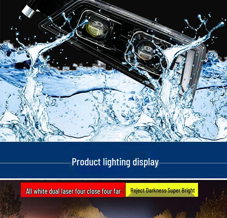 Передняя противотуманная фара SITRAK G7C5c7h с лазерным и светодиодным двойным объективом: Суперяркий, Дальнобойный, Мигающий Фонарь.