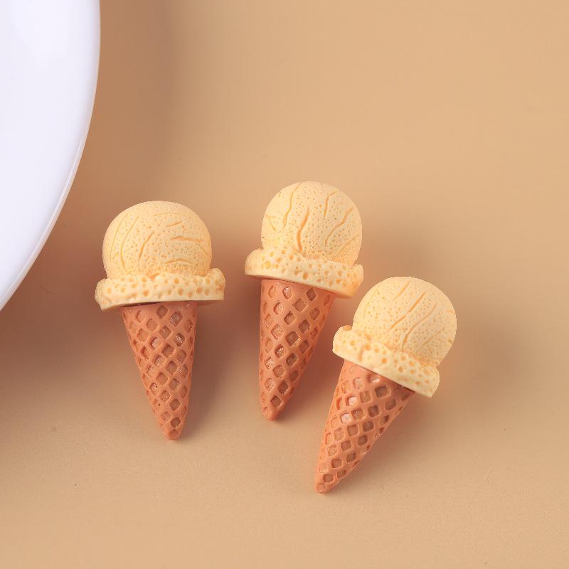 3D брелок для кукольного домика в виде рожка мороженого и подвеска для телефона из смолы ювелирные изделия аксессуары