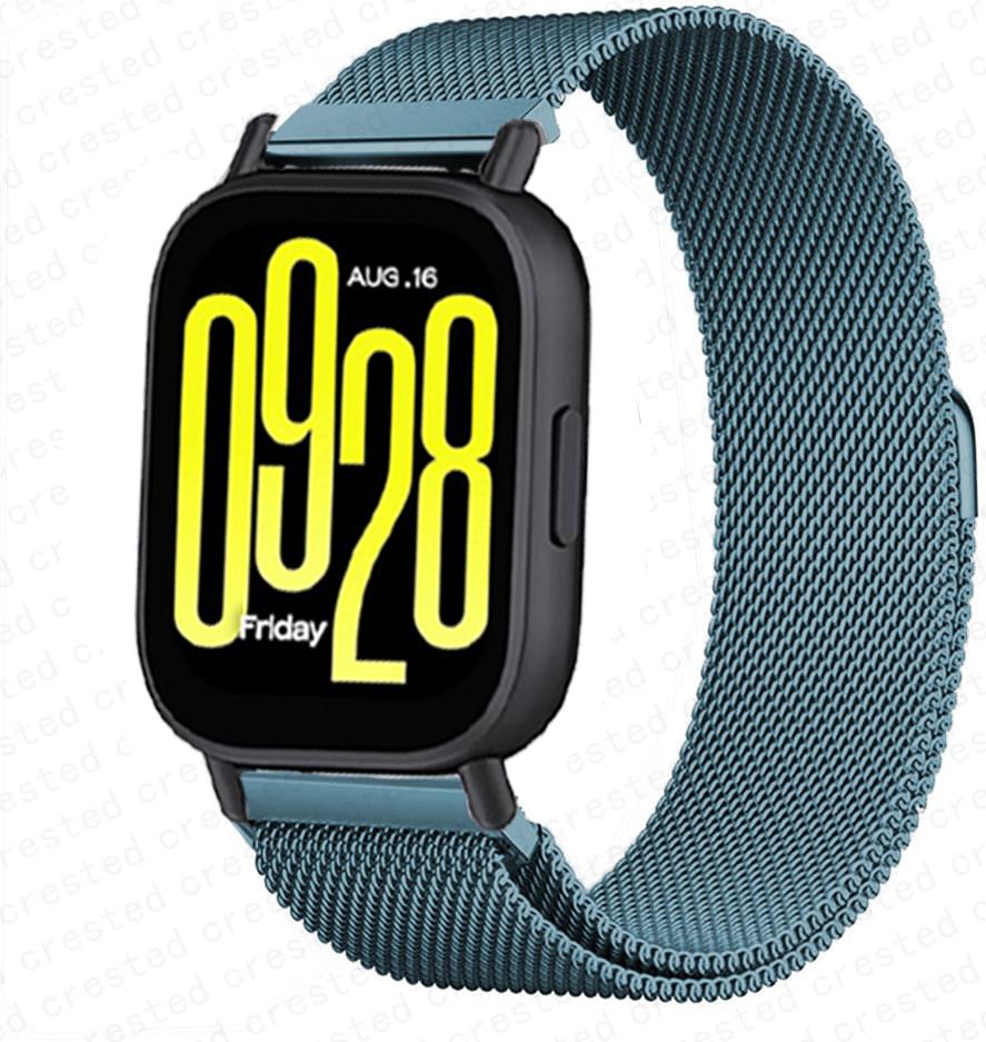 Миланский браслет для Xiaomi Redmi Watch 5 Active Металлический Браслет из Нержавеющей Стали ремешок Redmi Watch 5 Lite Магнитный Браслет