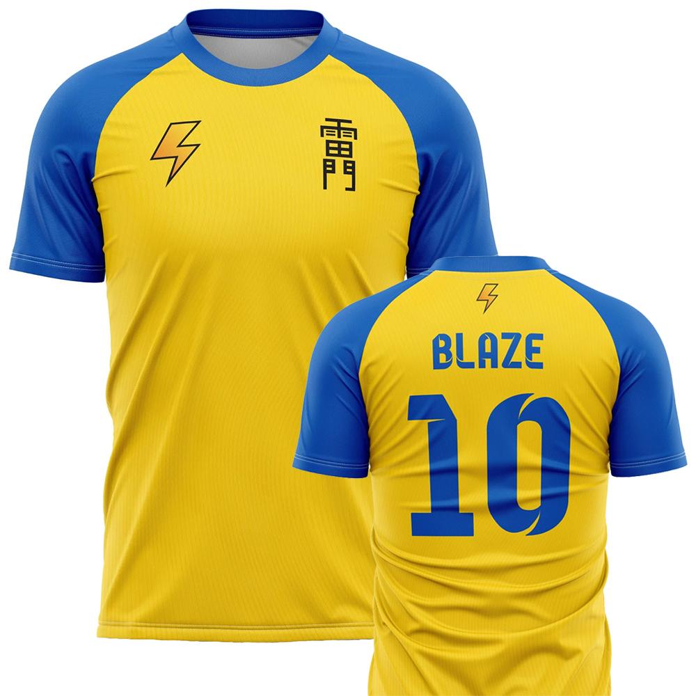 Unisex Streetwear Inazuma Eleven Football Tee Jersey Short Sleeve Loose Casual T-shirt Fashion Summer Graphic Print Tshirts Male