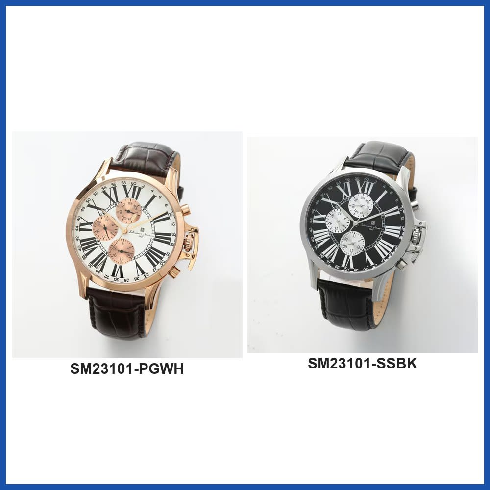 Salvatore Marra SM23101 Unisex Quartz Wrist Watch SM23101-PGWH SM23101-SSBK Gift Casual Business Sports Student