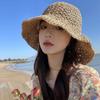 Соломенная шляпа женская летняя морская японская соломенная шляпа ручной работы от солнца, маленькая свежая пляжная шляпа для отдыха на пасторе