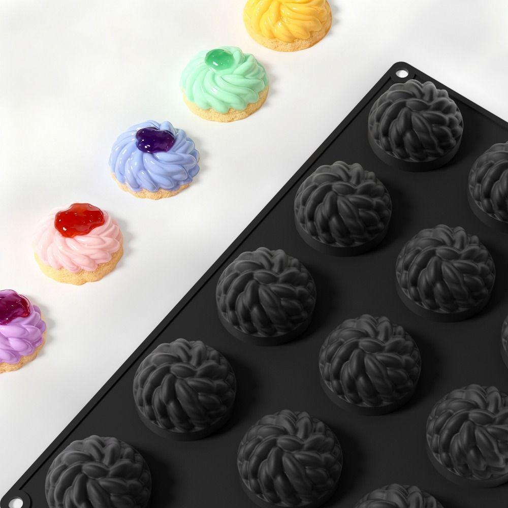 15 Cells Flower Chocolate Mold Heat-Resistant Pudding Mould Baking Cake Molds Kitchen Tools