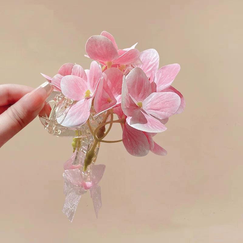 Заколка для волос в корейском стиле с бантом в горошек - Элегантная и универсальная