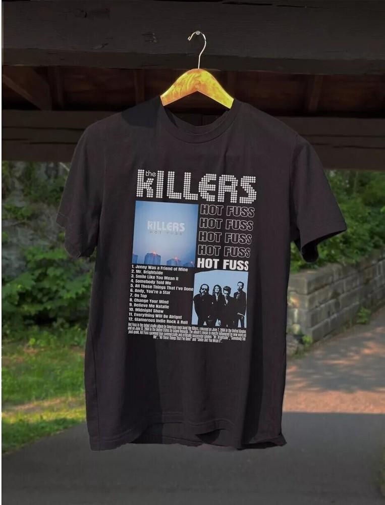 The Killers 039Hot Fuss039 Album T-shirt The Killers Tour T-shirt Size S to 5XL