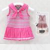 Newborn Girlss Infant Clothing Cotton Spring And Autumn Summer Vest Skirt Stripe Dress Kidswear Aapparel