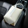 Car Headrest Tissue Holder Leather Paper Towel Storage Truck Bag Family Trip Organizer Decor Vehicle Decoration