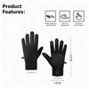 Winter Men's Warm Thick Full Finger Gloves Women Windproof Velvet Lined Anti Slip Glove Fishing Outdoor Sports Motorcycle Riding