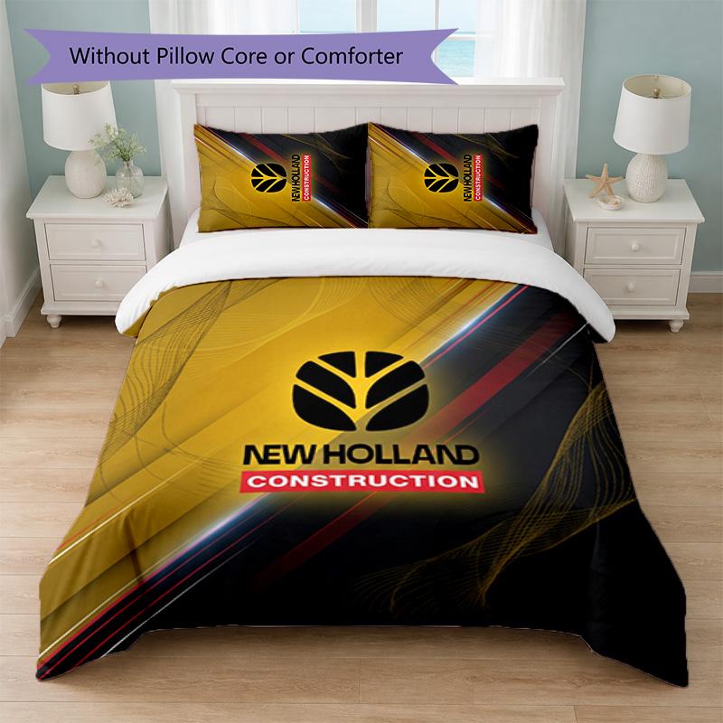 New Holland Print 3Pcs Bedding Set Duvet Cover With Two Pillowcases Soft Bed Linen For Household Bedroom