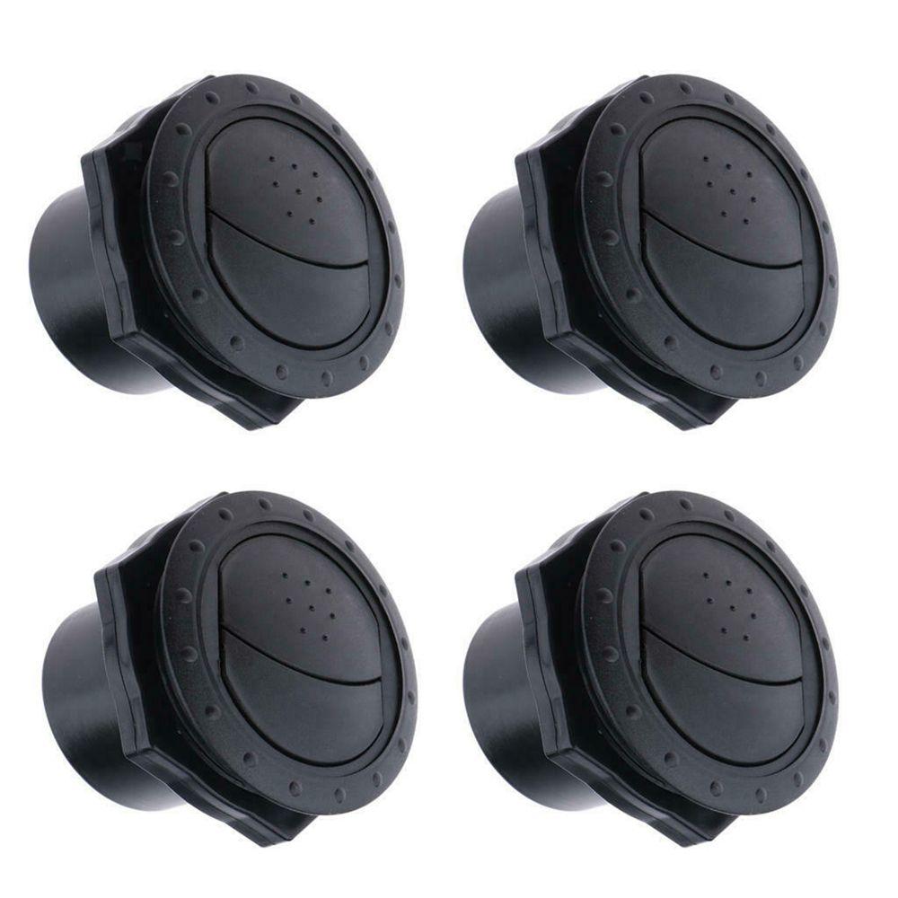 Vent Grill Cover Ventilation Blade Round Boat Car RV Marine Parts A/C Air Outlet Vent Louvered