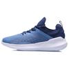 Li Ning Текстиль, Амортизация из ТПУ Скользкая Устойчивая к истиранию Низкие Беговые Кроссовки Мужские Синие Белые ARHP101-5