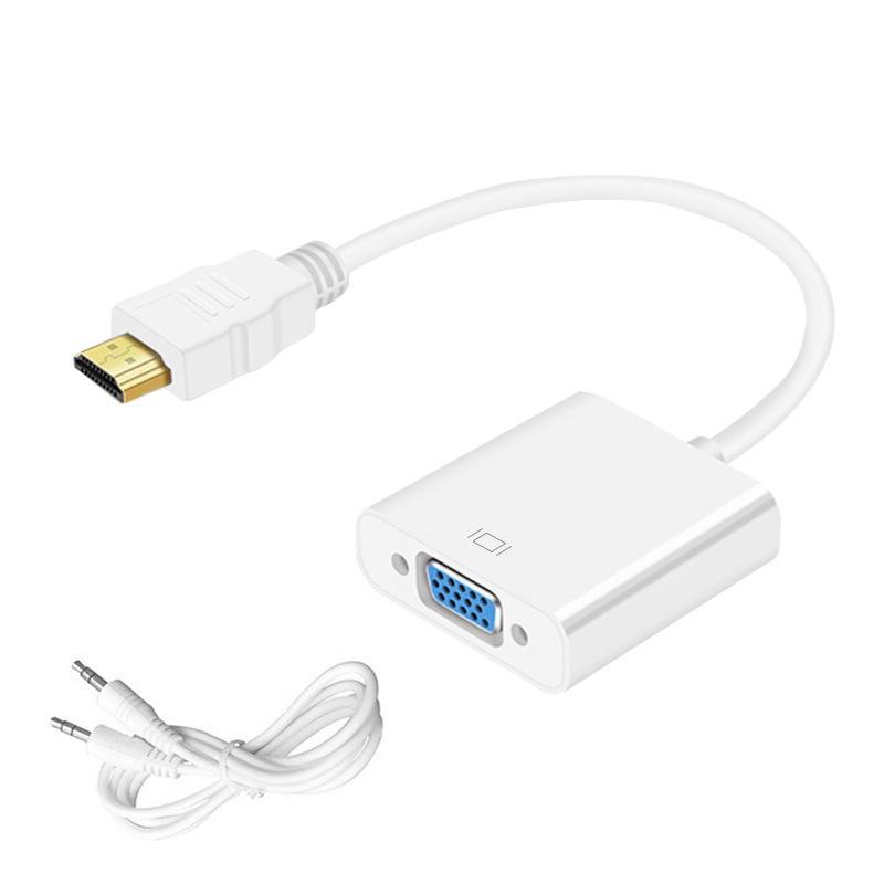 Конвертер HDMI в VGA с аудиокабелем-адаптером