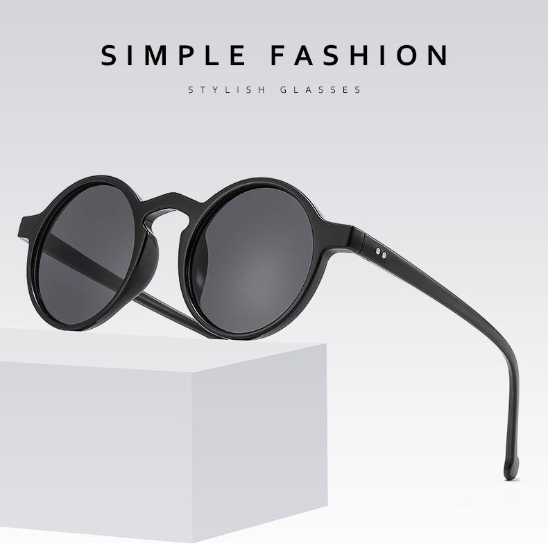 Солнцезащитные очки, винтажные, популярные очки для вождения, классические круглые, в маленькой оправе, унисекс, для женщин и мужчин, нежные ювелирные изделия