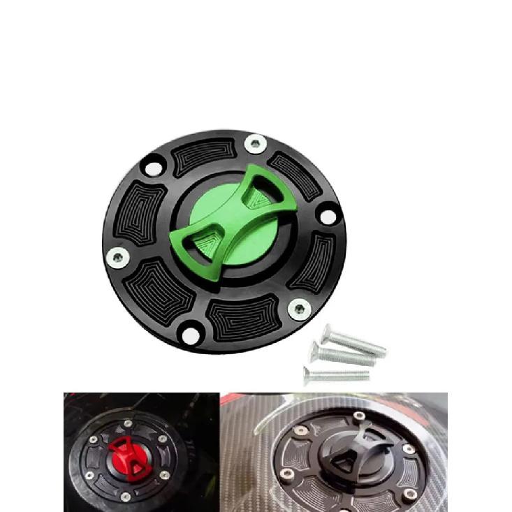 Алюминиевая крышка бензобака с ЧПУ Для Kawasaki Ninja 250 300 EX250 EX300 ER250 ER300 Z250 Z300 Аксессуары