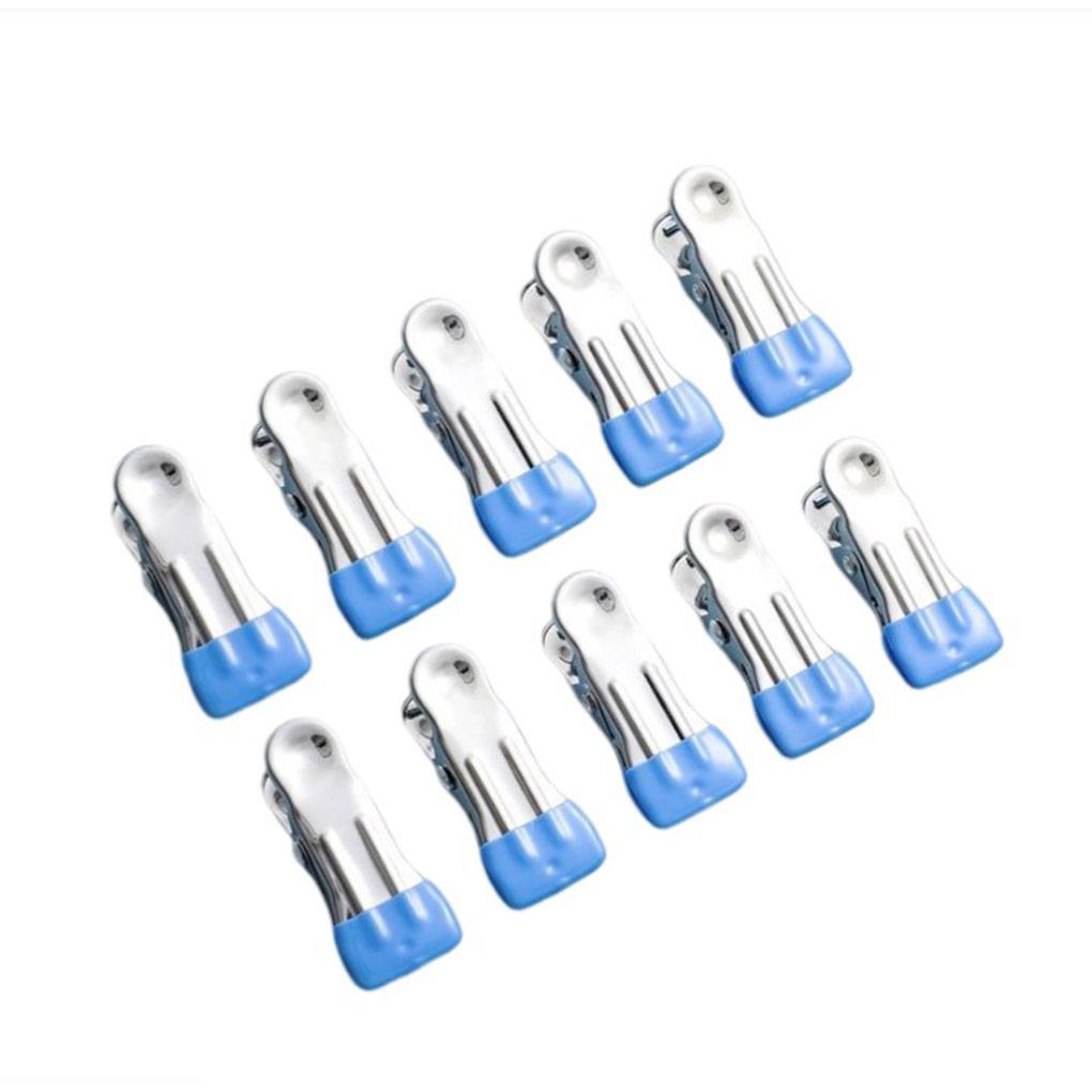 10Pcs Clothes Drying Hanger Anti-Skid Multi-functional Home Fixed Clamps Windproof Outdoor Clothespins Household Kitchen Towel