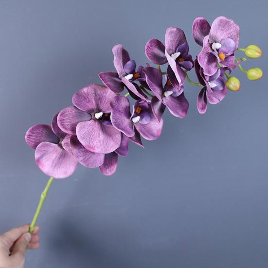 Искусственные стебли орхидеи «Мотылёк» Искусственные цветы фаленопсис Неприхотливые в уходе Искусственные цветы