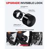 Upgraded Front Axle Nut Covers, CNC Stealthy Black Axle Nut Caps-Black