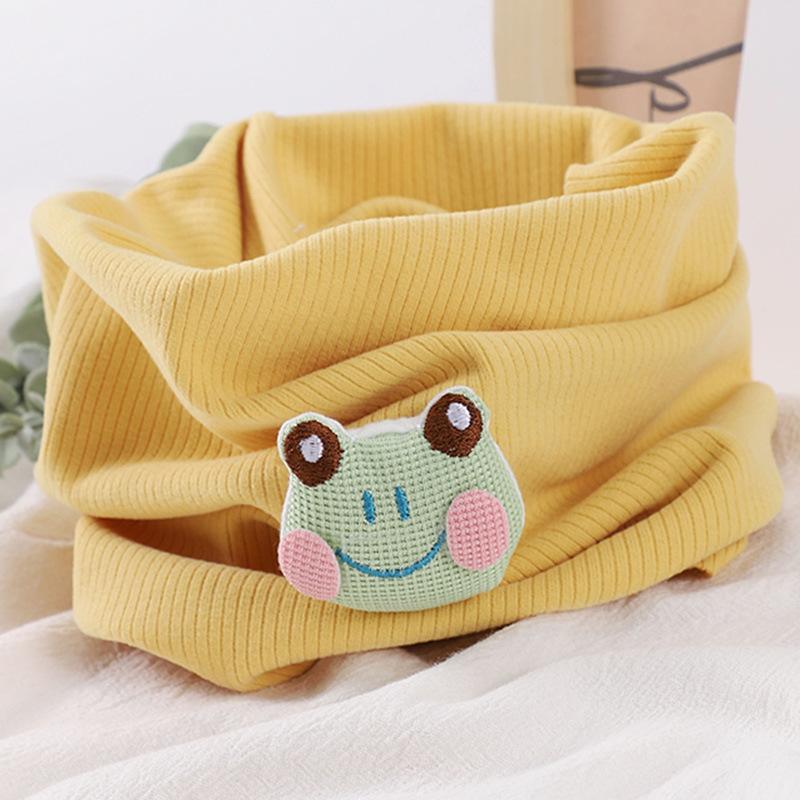 Приятный для кожи осенне-зимний универсальный утолщенный детский плюшевый шейный платок для школьников детский шарф