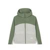 X National Geographic Outdoor Series Color Block Zip-Up Hooded Lightweight Jacket Women Jackets Mineral-Green Jade-Gray 162436606-2