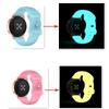 20-мм силиконовый светящийся браслет для Samsung Galaxy Watch 4 5 40 44 мм / Watch4 Classic 42 46 мм Спортивный ремешок для запястья Correa
