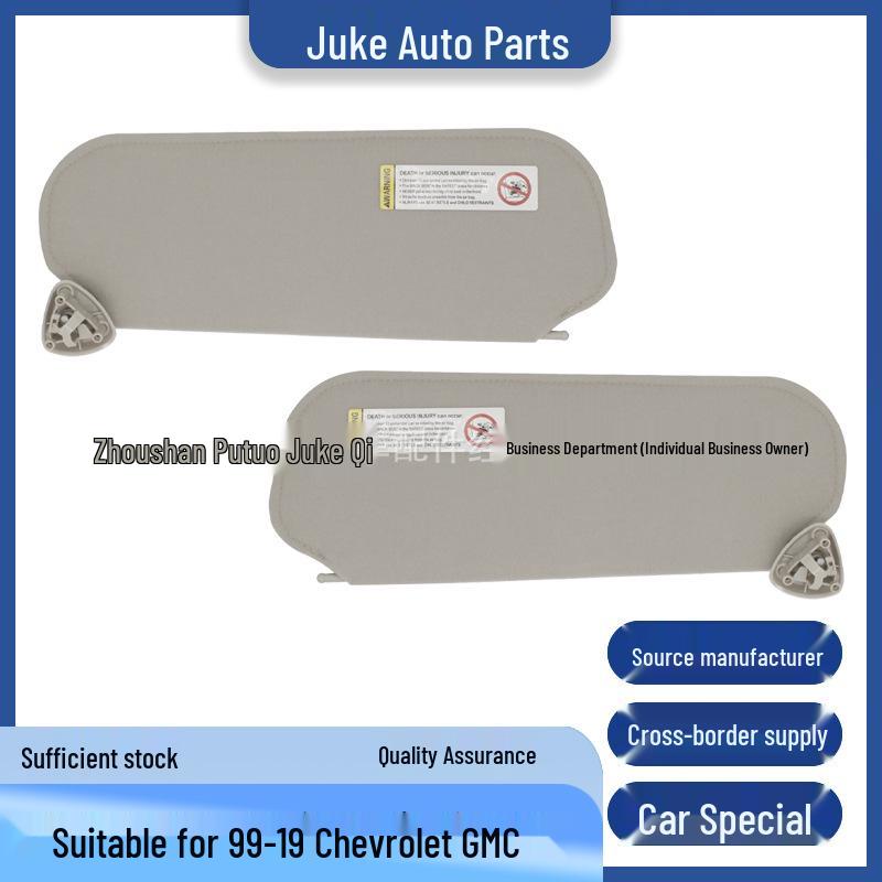 Gray Sun Visor Pair for Chevrolet/GMC Cars (Part #84054695)