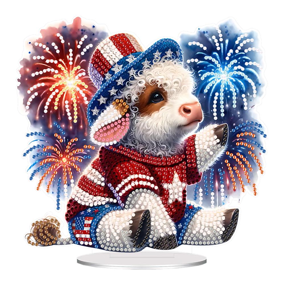 Акриловые мультяшные животные алмазная живопись настольные украшения набор ведьма 5D DIY алмазное искусство настольные украшения для взрослых начинающих