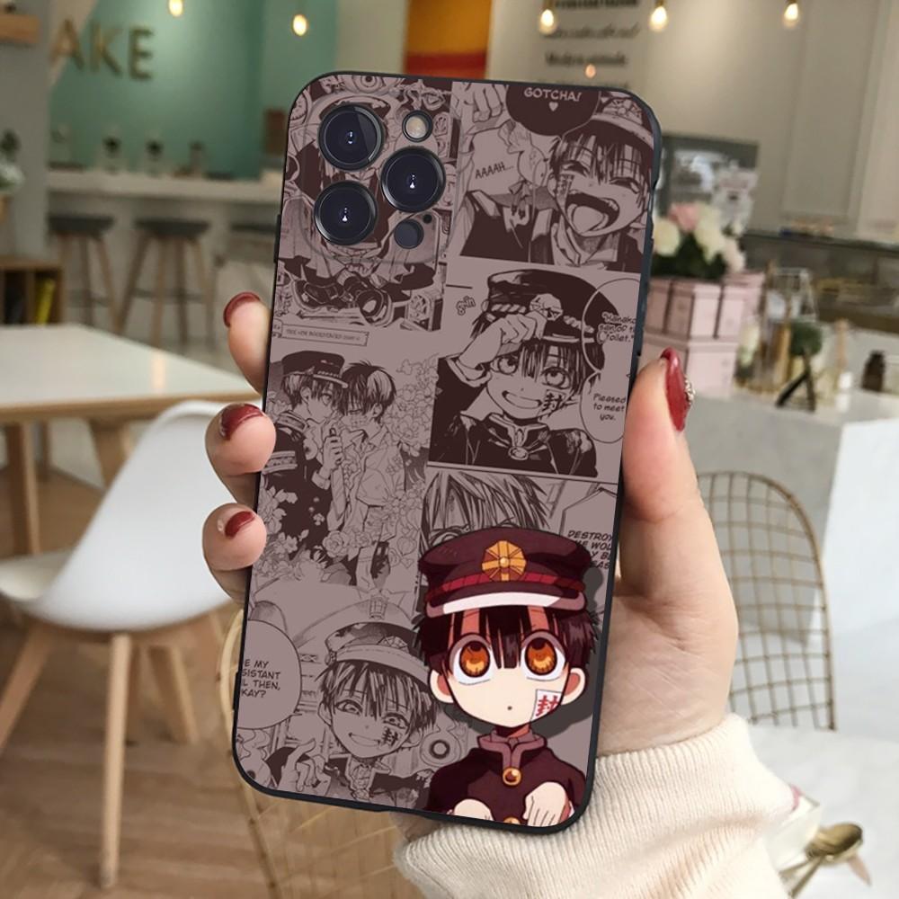 Туалетный Ханнако-кун Чехол для телефона Силиконовый Мягкий для iphone 16 15 14 13 12 11 Pro Mini XS MAX Plus X Чехол