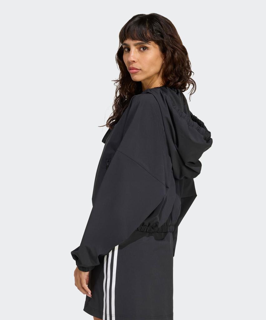 ADIDAS Ribbon Off-Placed 3-Stripe Track Top - Black / Jx2698