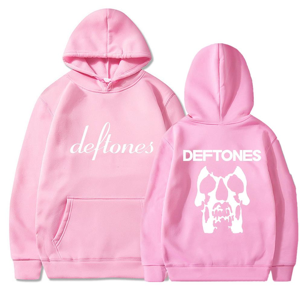 Худи Deftones со скелетом, темно-синее, винтажная толстовка рок-группы, ню-метал, гранж, Y2K, унисекс, уличная одежда, пуловер