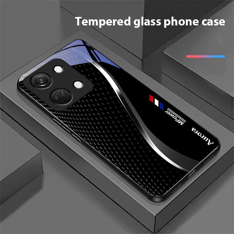 Креативный изогнутый чехол для OnePlus Nord 3 5 6T 7 Pro 8 12 10T Reno8 Lite 5G 10R Nord N30 Твердый чехол из закаленного стекла для телефона Черный