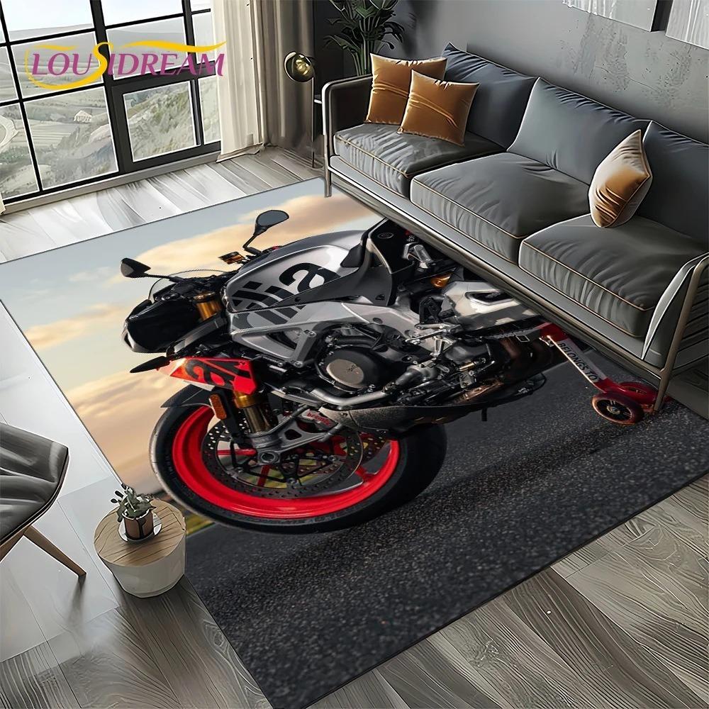 Aprilia Racing Car Logo Большой Ковер Коврик для Дома Гостиной Спальни Дивана Прихожей Декор Ковер для Детской Зоны Нескользящий Коврик для Пола
