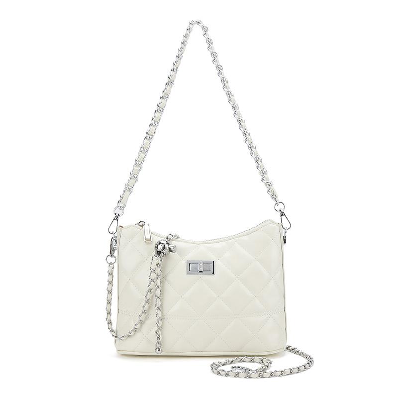 Весенне-летняя новая нишевая модная маленькая сумка-ведро с ромбовидной цепочкой в стиле маленького аромата, женская универсальная, для поездок на работу, в иностранном стиле, на плечо, кросс-боди