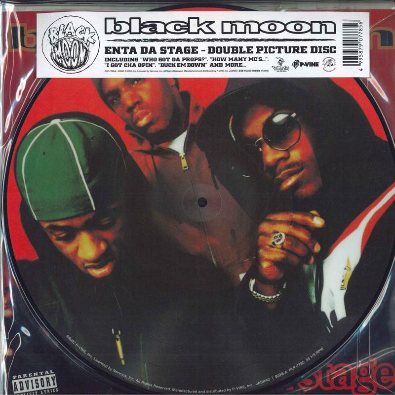 Виниловая пластинка BLACK MOON Enta Da Stage Picture Vinyl Лимитированное издание PLP7785 PVINE 2021 Япония Рэп Хип-Хоп R&B