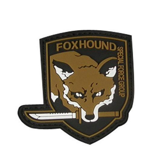 Игровой нарукавник для улицы с 3D ПВХ значком Metal Gear Solid Fox XOF