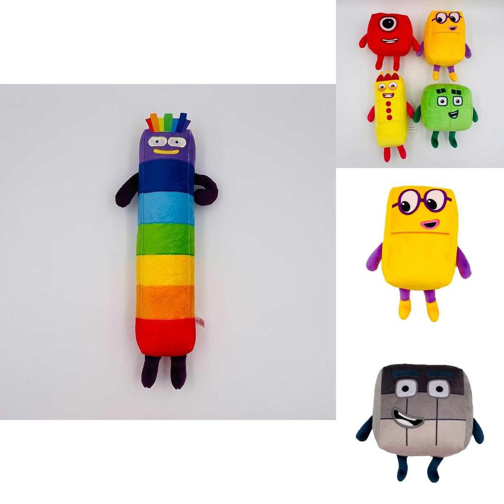 Плюшевая кукла Numberblocks Мягкая и милая мягкая игрушка для детей Обучающая и веселая
