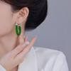 Цветочные циркониевые многослойные серьги-клипсы с бахромой из бусин, маленькие свежие серьги с темпераментом высокого класса, ретро-изысканные серьги